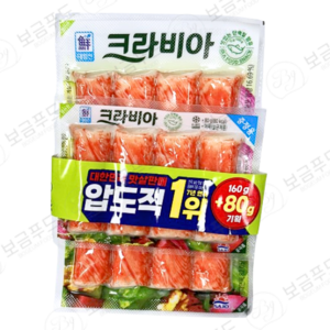 대림선 사조 크라비아 160g+80g 5개, 160g, 1세트