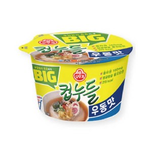 오뚜기 빅컵누들 우동맛 61.5g, 12개