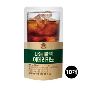 [태웅식품본사] 나는 블랙아메리카노, 10개, 1개입, 230ml