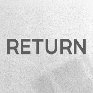 마마픽스 아크릴 도어사인 표지판 그레이, 1개, RETURN