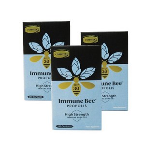 콤비타 이뮨 비 프로폴리스 하이스트렝스 PFL30 Comvita Immune Bee Popolis High Stength, 3개, 250정