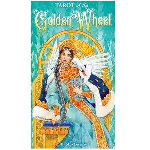 정품 골든휠 타로카드 타로주머니제공 Golden Wheel Taot, 1개