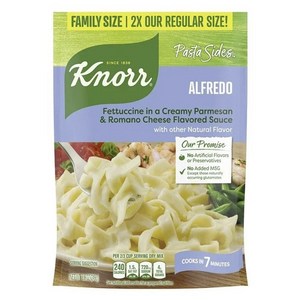 크노르 Pasta Sides Alfredo, 1개, 249g