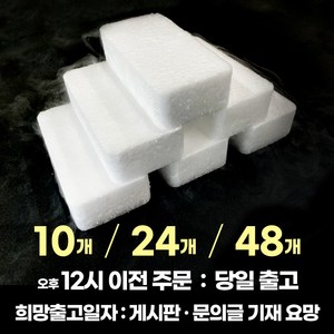 드라이아이스 10조각(비닐 o 부직포) (12시전당일출고*희망출고일게시판문의글), 10개