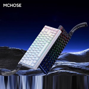 [성의] MCHOSE ACE 68 마그네틱축 기계식 게이밍 키보드 Ace 60/Ace 60 PRO/68 MCHOSE 신상키보드 1600만색RGB 유선버전, 60PRO버전(비단리본없음)블랙, 빙옥자축