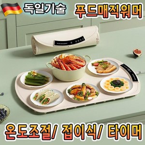 푸드워머 접이식 가정용 다이닝 매직워머 실리콘 테이블 플레이트 따뜻한 잡밥 음식워머 매트, 65*40, 1개