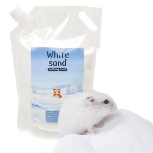 햄스터 모래 White Sand 목욕모래 무향, 1개, 2kg