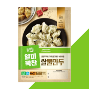 풀무원 식품 얄피꽉찬 쌀물만두 1kg 5봉, 5개