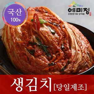 예미정 안동 생김치 김치주문 국산김치 5kg, 1개