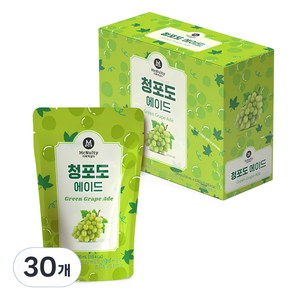 맥널티커피 청포도 에이드, 190ml, 30개