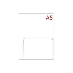 아인텍 A5 투포켓화일 / 투명 홀더 10매묶음_A2031, A5 투포켓 화일 투명[A2031](10개), 1개