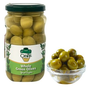 홀 그린 올리브 튀르키예 Whole Green Olives Turkiye, 1개, 670g