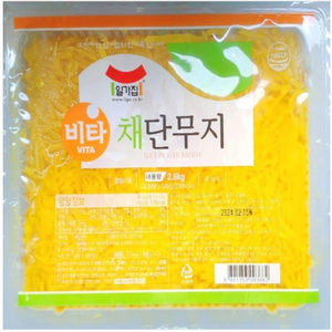 일가집 비타 채단무지 2.8kg x 4ea 1box, 4개