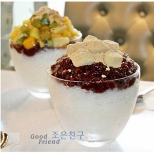 예쁜 팥빙수 과일빙수 그릇 / 보르고노보 노나빙수볼 600ml, 1개