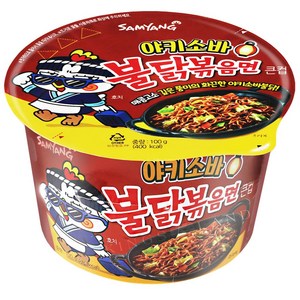 불닭볶음면 야끼소바 큰컵라면 100g, 1개