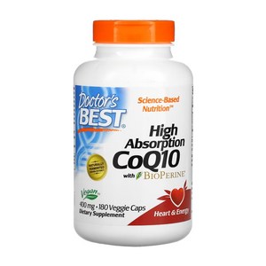 닥터스베스트 하이 앱솔션 CoQ10 400mg 베지 캡, 180개, 1개, 180정