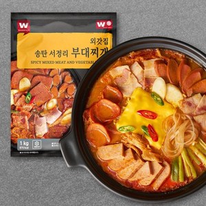 [KT알파쇼핑][외갓집] 서정리 부대찌개 1kg X 2팩, 2개