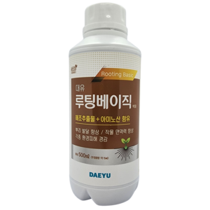 뿌리발근제 대유 루팅베이직 500ml 발근 촉진제 영양제 고추 다육이, 1. 루팅베이직 500ml, 1개