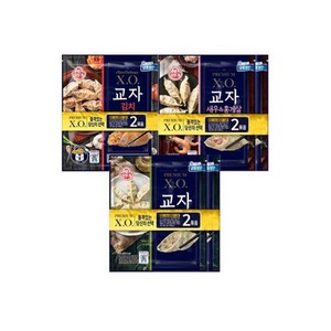 오뚜기 XO만두 총 6봉/새우+교자+교자김치, 1세트, 360g