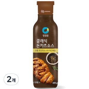 청정원 클래식 돈카츠 소스, 400g, 2개