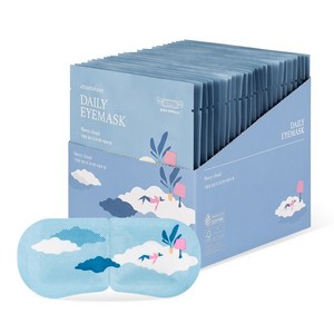 [공식] 스팀베이스 눈 찜질팩 스팀 온열안대 수면안대 아이마스크(구름이불향) 24매, 24매입, 1개