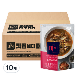 더미식 소고기장터국, 350g, 10개