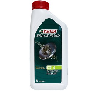 캐스트롤 도트4 브레이크 오일 1L Castrol DOT4 Brake 브레이크액, 1개, 캐스트롤 브레이크액 1L