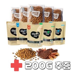 아침애사료 1.8kg+200g 채식 피부개선 오리연어 황태 애견화식 수제 아침 가수분해, 오리 연어 감자, 1개