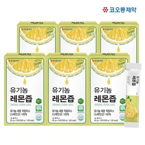 [코오롱제약] 유기농 레몬즙 15포x6박스, 300g, 6개