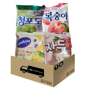 와이프레쉬)인기과일맛사탕세트, 1세트