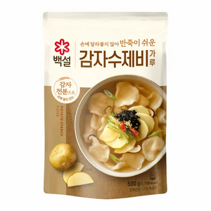 백설 감자수제비 가루, 500g, 2개