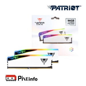 패트리어트 Elite 5 RGB DDR5 96G PC5-48000 CL42 6000MHz (48GX2) 듀얼패키지 파인인포 (하이닉스 칩 내장), 2개