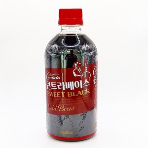 칸타타콘트라베이스 콜드브루 스위트블랙, 500ml, 24개