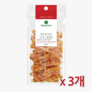 네츄럴코어 천연 강아지 건조간식, 닭연골, 40g, 3개