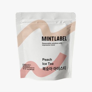 민트라벨 복숭아아이스티 파우더 1kg, 1개