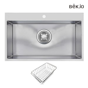 백조씽크 고니 ECNRW8630 엠보 리폼 사각싱크볼 씽크볼 주방싱크볼 교체, 1개