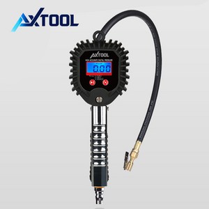 AXTOOL 디지털 공기압 주입기 LCD 압력게이지, 1개