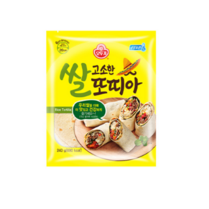 오뚜기 고소한 쌀 또띠아 240g, 5개