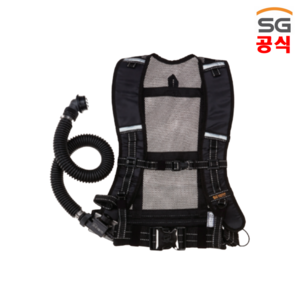 SG생활안전 송기마스크 전동송풍기형 HM5000/4E 장착대(장착조끼), 1개