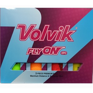 VOLVIK 볼빅 플라이온 칼라 골프공 2피스 24개 무광 골프용품 코스트코, 혼합색상, 24개입, 1개