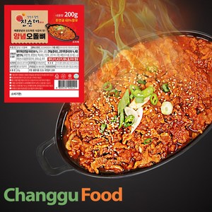 [창구식품] 양념오돌뼈 200g, 1개