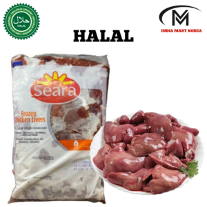 SEARA FROZEN CHICKEN LIVERS (씨에라 냉동닭간) 1KG 1개