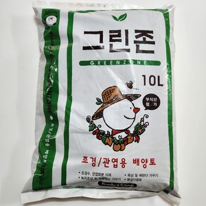 원예용 배양토 그린존 10리터, 1개, 10L