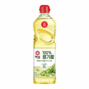 백설 콩기름, 500ml, 2개