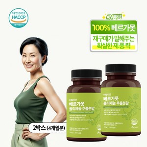 비카인 이탈리아 100% 베르가못 BPF 폴리페놀 추출분말, 100g, 2개