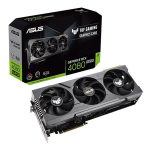 ASUS TUF Gaming 지포스 RTX 4080 SUPER 16G D6X 16GB [공인인증점], 1개, 선택하세요