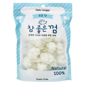 헬로도기 강아지 참좋은껌 실타래 우유껌 M 10p, 우유맛, 150g, 4개