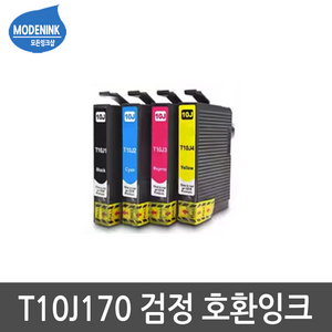 T10J 호환잉크 XP2200 XP2205 WF2930 엡손호환, T10J170(검정), 1개