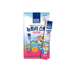 동원 뉴트리플랜 뉴트리스틱 통영에디션 4종 고양이츄르, 참치&달고기, 70g, 4개