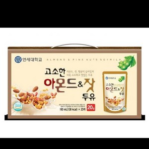 고소한아몬드잣두유 연세 190MLx20개, 190ml, 20개